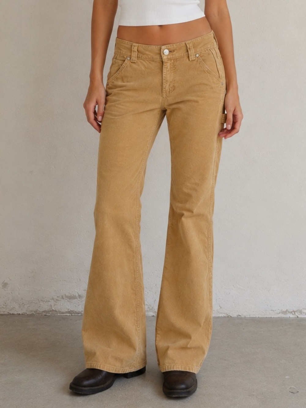 NWT Reformation Oak Vintage Corduroy CarpenterFlare Pants size 2